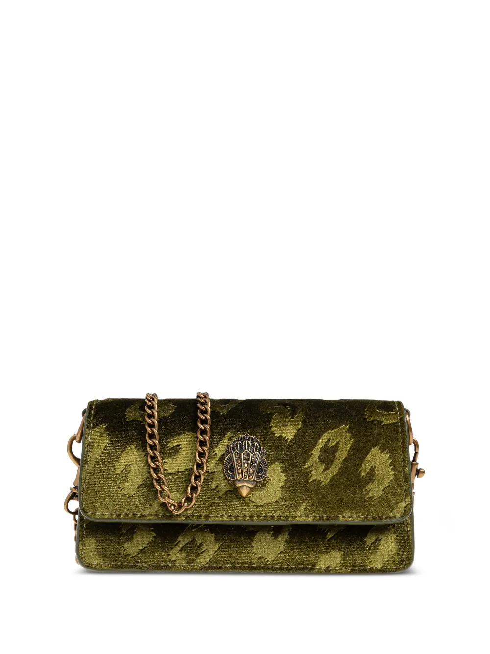 

Сумка на плечо Nano Drench Long Shoreditch Kurt Geiger London, зеленый