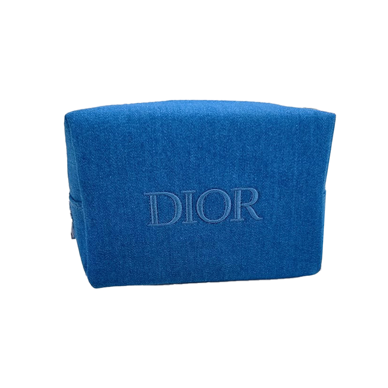 DIOR Косметичка из синего денима с инструментами портативный подарок для подруги — фото 3