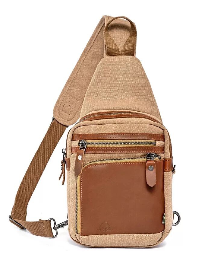 

Сумка-слинг Torreya Canvas TSD BRAND, коричневый/бежевый