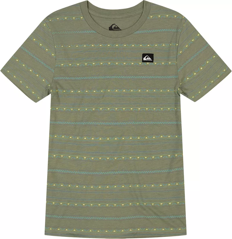 

Футболка Daygo в полоску Quiksilver для мальчиков, цвет Sea Spray Heather