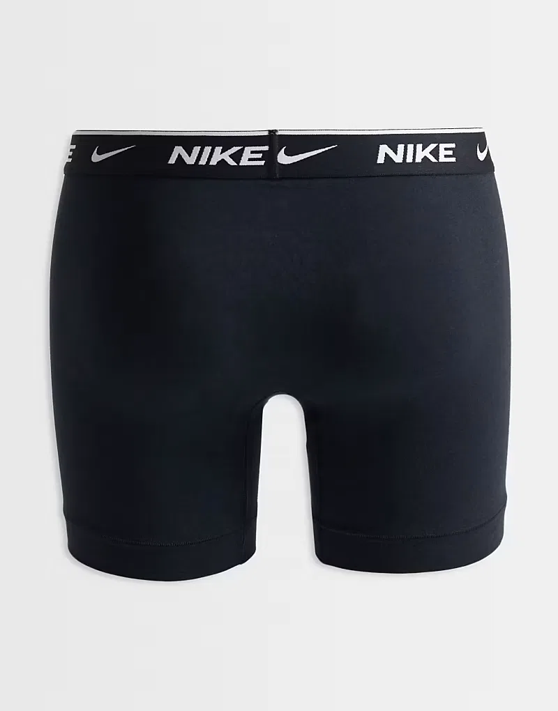 Комплект из 5 хлопковых боксеров Nike Essential, черный — фото 3