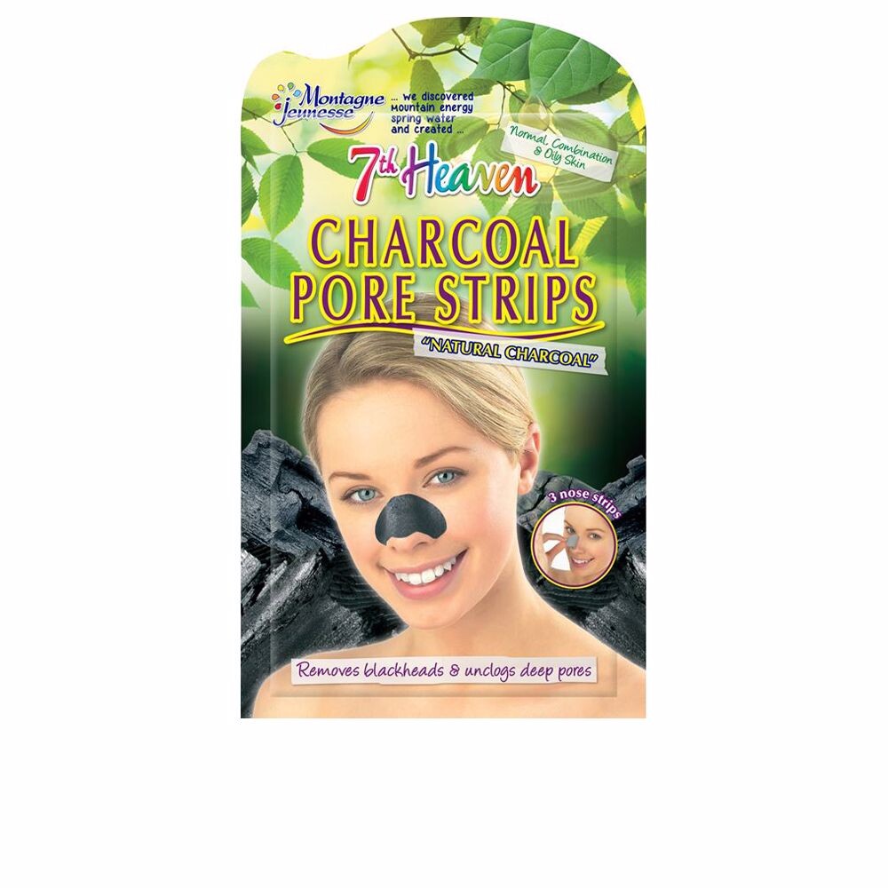 

Маска для лица Charcoal pore strips 7th heaven, 3 шт