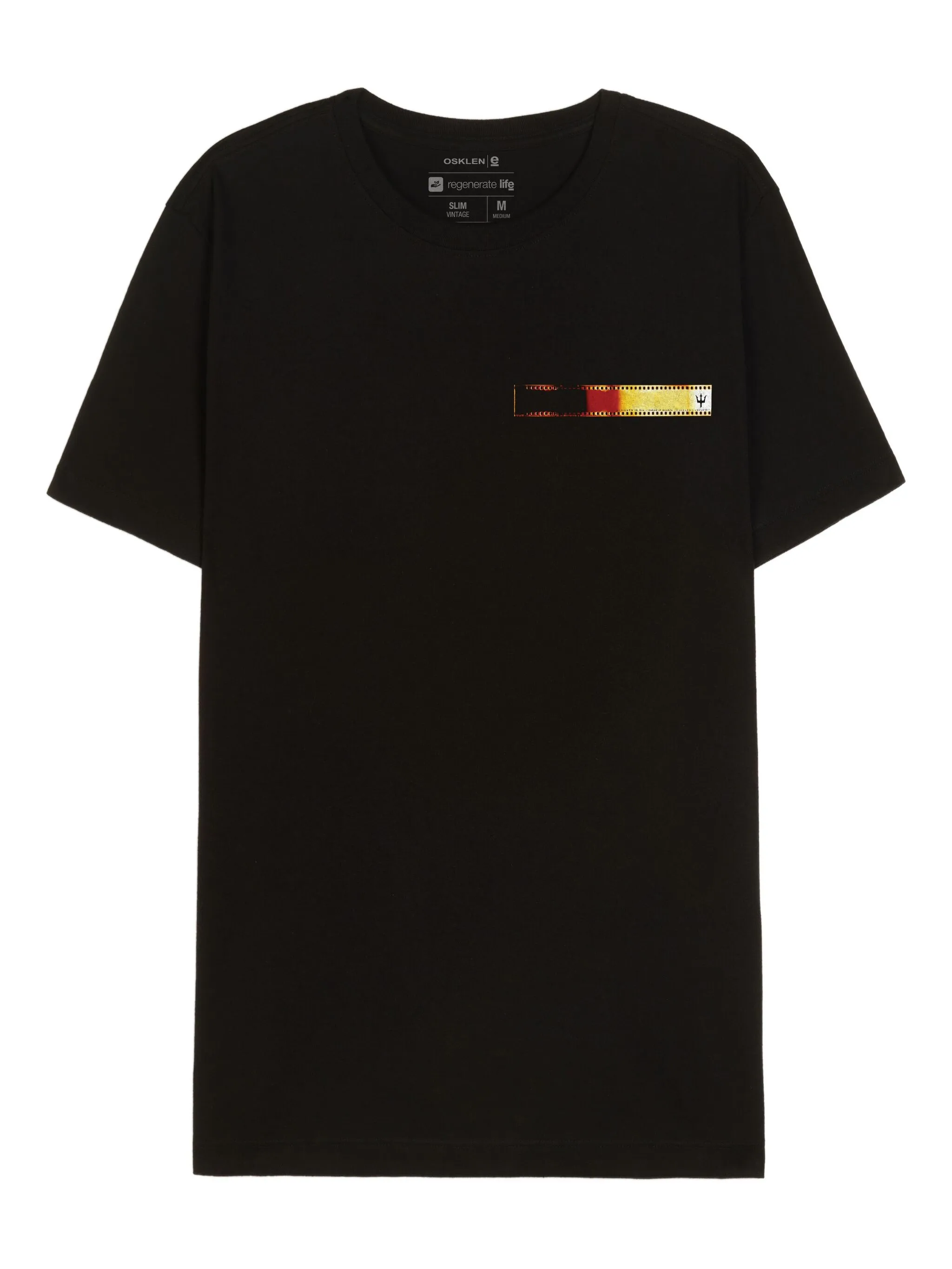 

Футболка с контрастными полосками Osklen, черный