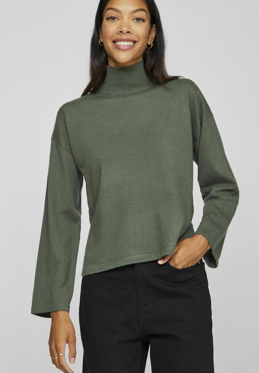 

Джемпер HIGH NECK VILA, зеленый
