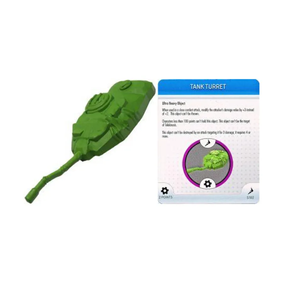 

Танковая башня 3D-объект (ограниченное издание) (LE), Marvel HeroClix - Chaos War - Singles