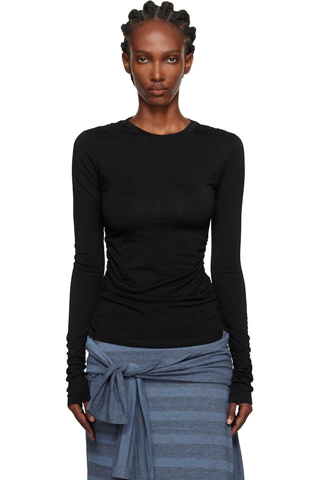 

Облегающая футболка с длинными рукавами Our Legacy, черный