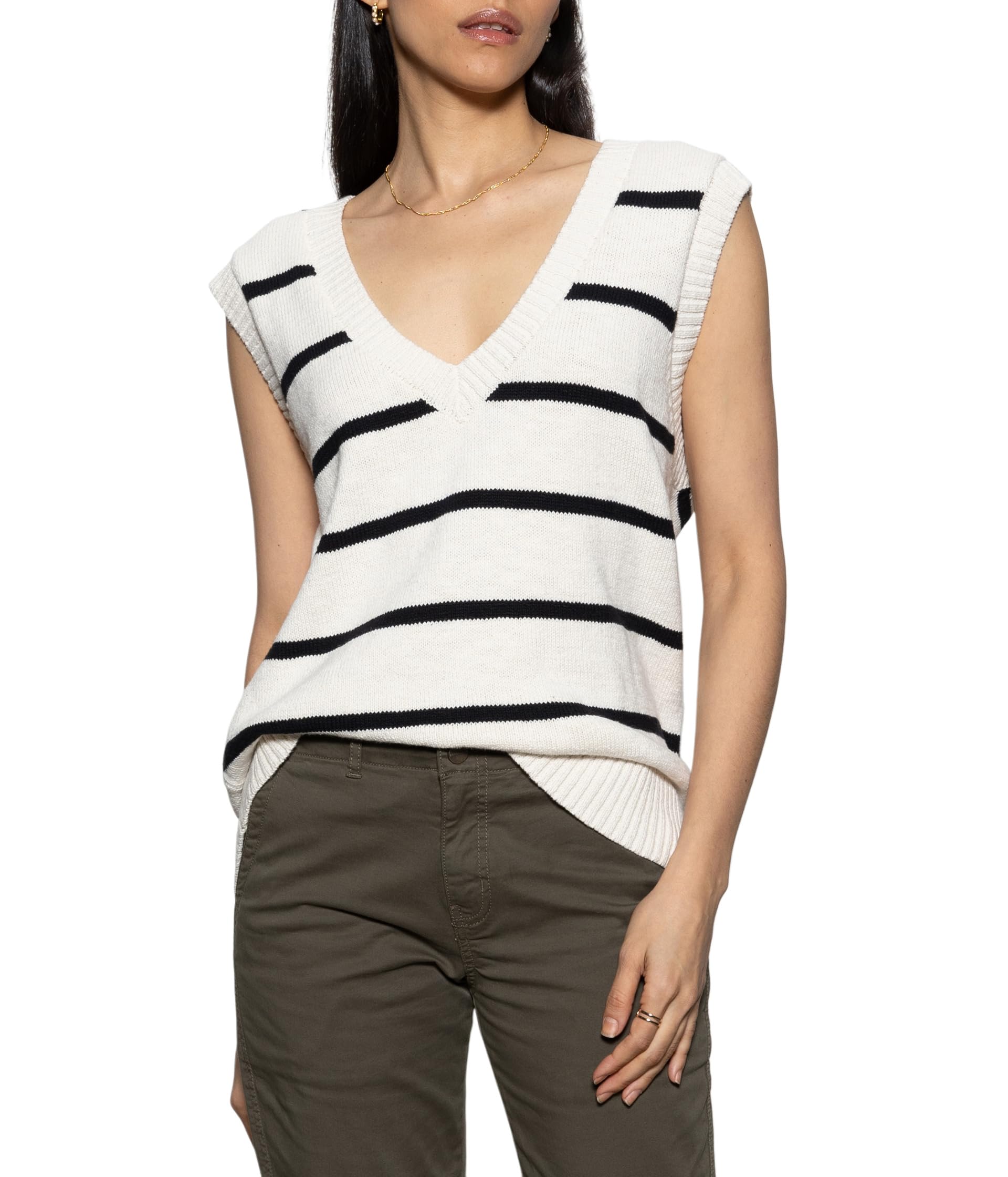 

Свитер Sanctuary Bf Sweater Vest, Chalk/Black