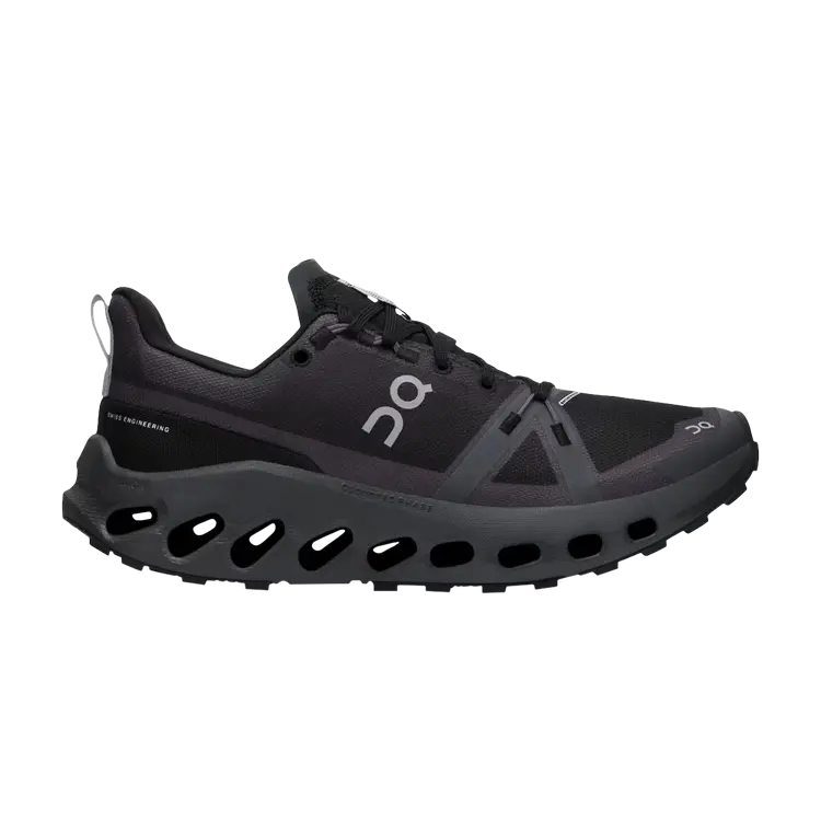 Кроссовки ON Wmns Cloudsurfer Trail Waterproof, черный