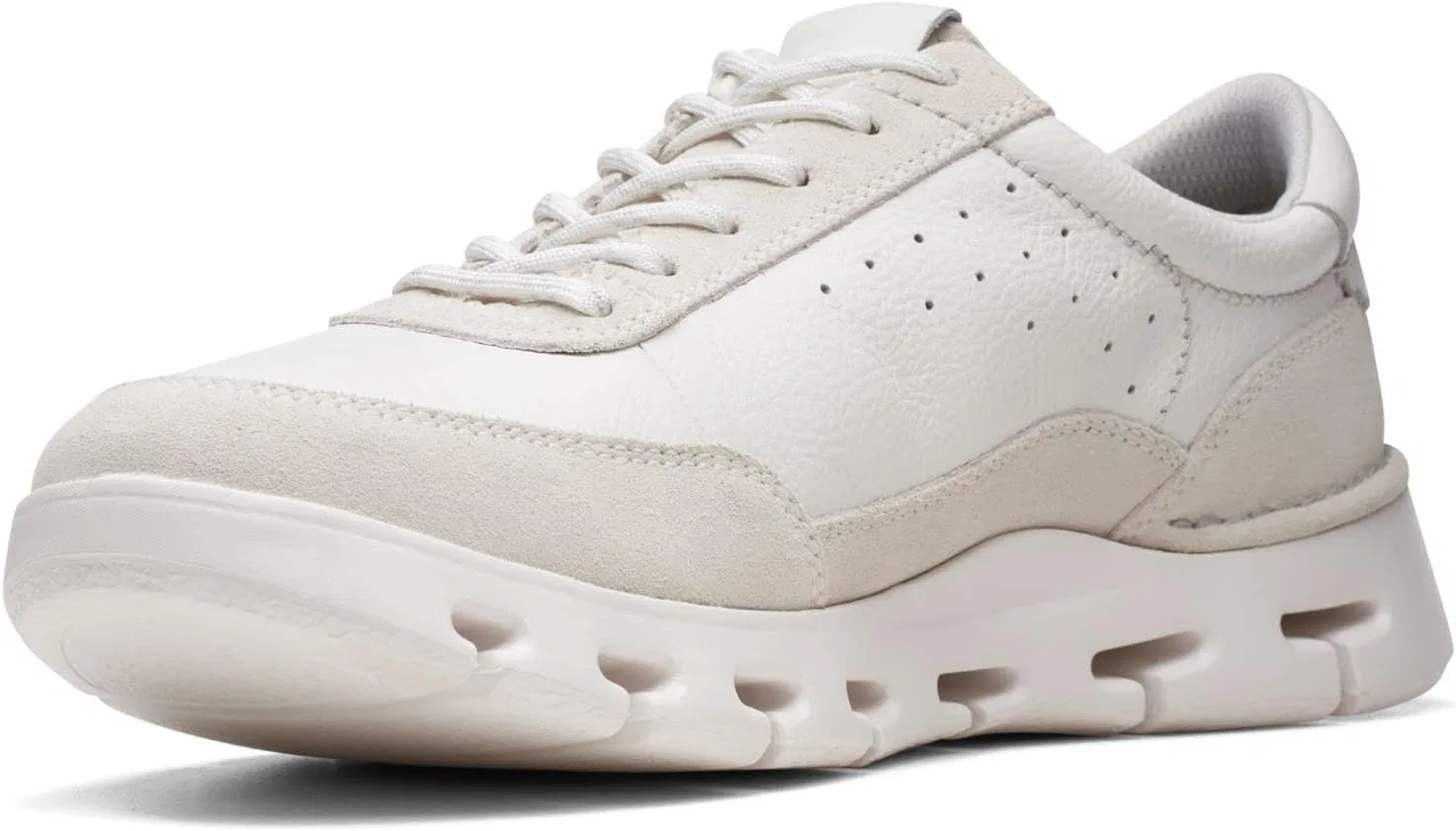 Мужские кроссовки Clarks Nature X One, White Leather — фото 3