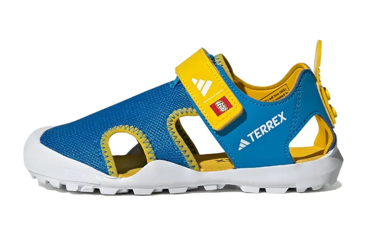 

Детские сандалии Captain Toey Kids Синие/желтые Adidas, синий/желтый