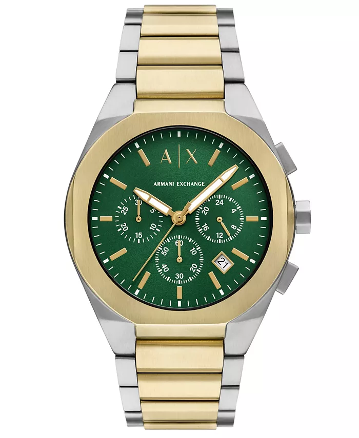 

Мужские кварцевые часы с хронографом Sync, двухцветный корпус из нержавеющей стали, 42 мм A|X Armani Exchange