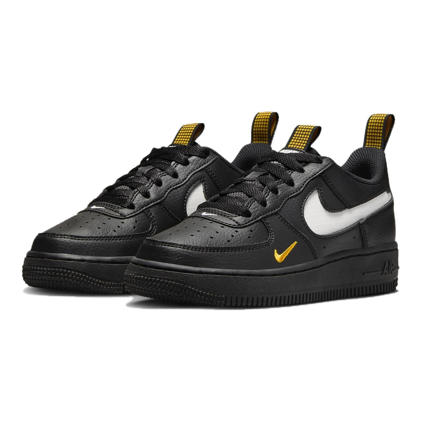 Air Force 1 LV8 GS «Черный университетский золотой» Nike, черный — фото 3