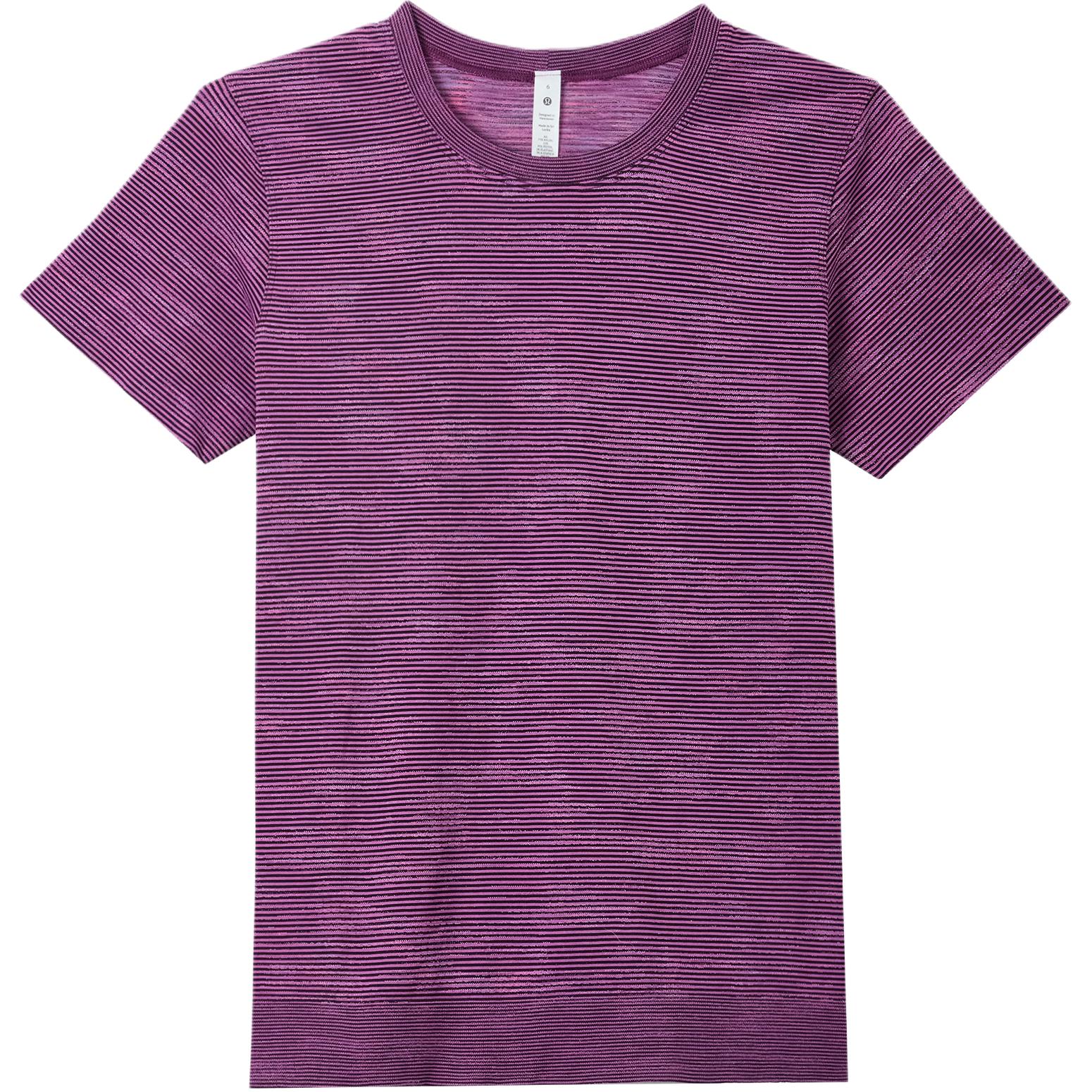 

Lululemon Футболка Women's Multicolor Stripes Plum/Black/Plum Mixed/CCVP/BLK/VPMU