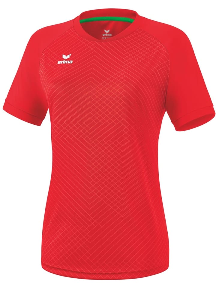 

Женская футболка Мадрид красного цвета erima