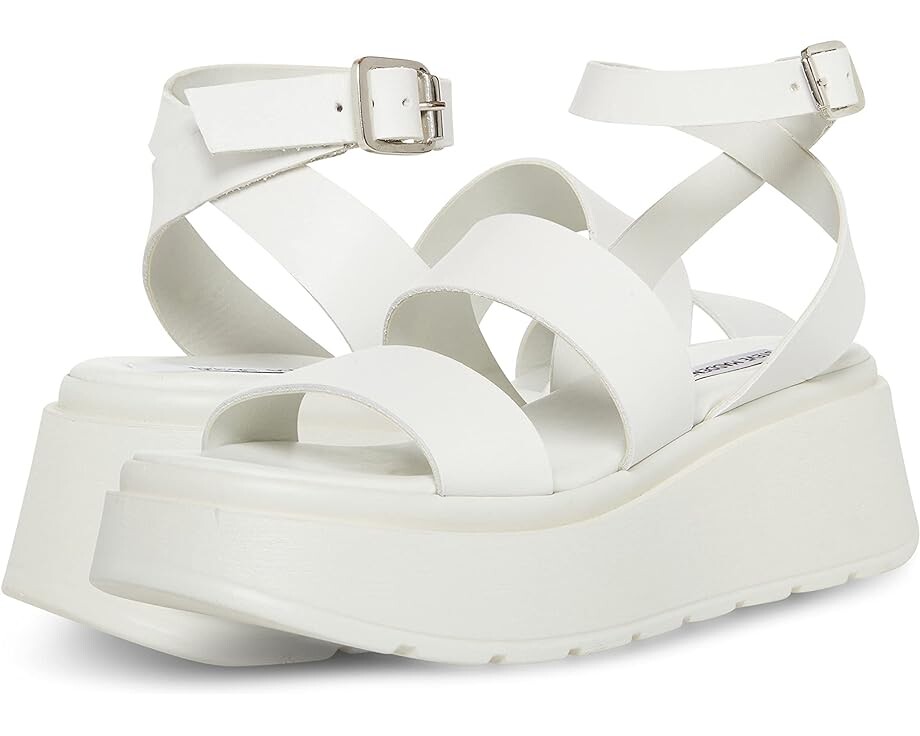 

Сандалии Steve Madden Tenysi Wedge, цвет White Leather