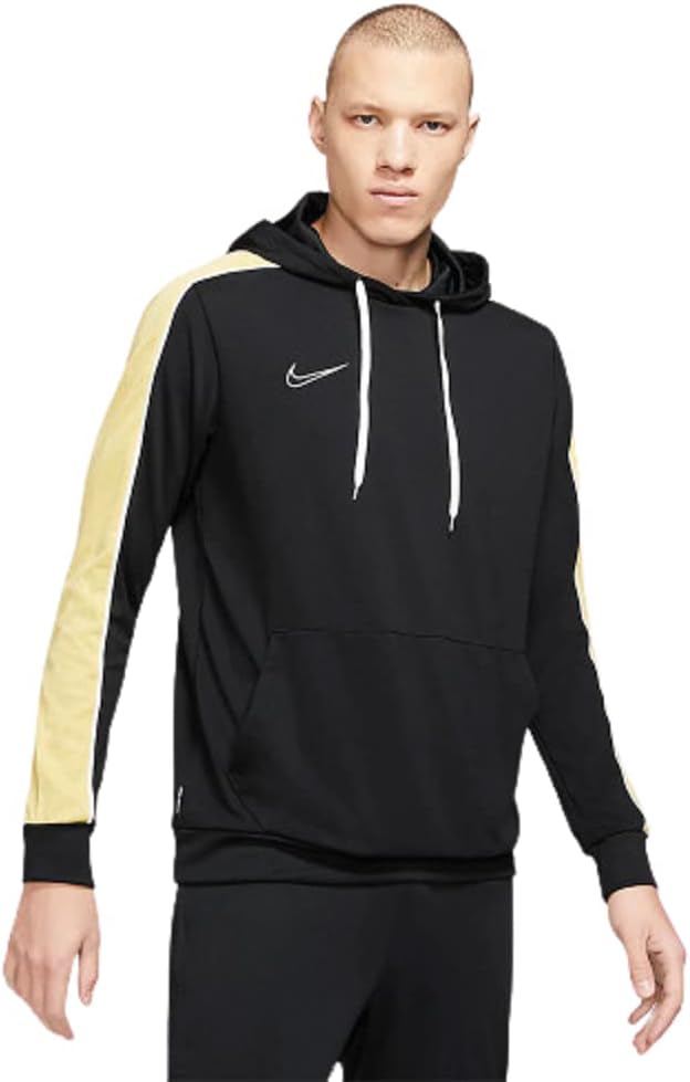 

Толстовка с капюшоном Nike Men's Academy Dri-FIT, Black/Saturn Gold/White