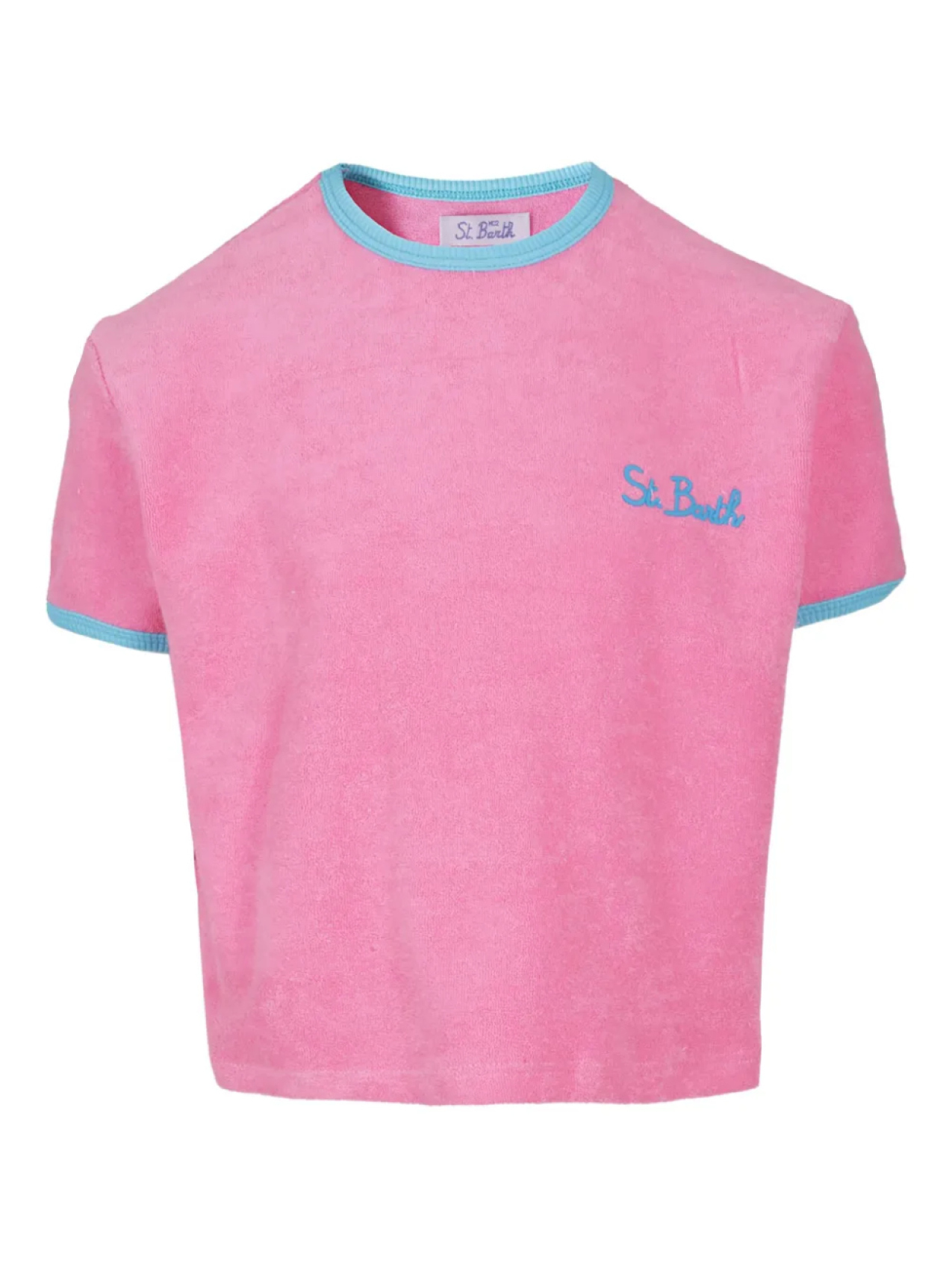 

Футболка из хлопка MC2 Saint Barth Kids, розовый