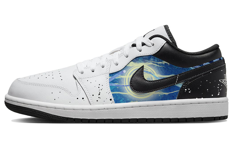 

Кроссовки Air Jordan 1 Vintage Basketball Shoes Men Low-top Black/white, белый