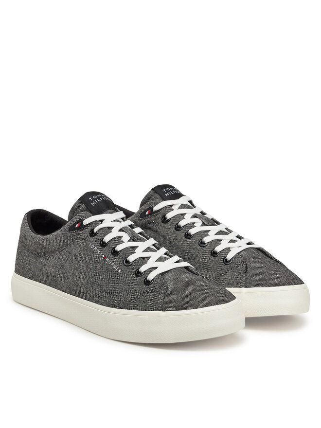 Кроссовки Th Hi Vulc Low Core Chambray FM0FM05389 Tommy Hilfiger, серый — фото 2