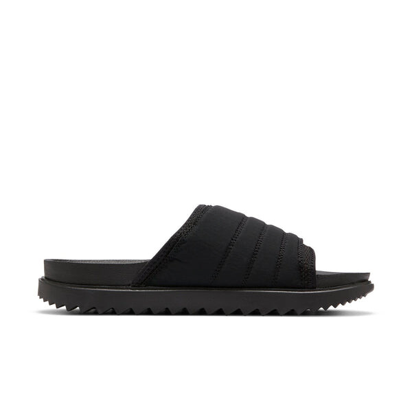 Тапочки asuna slide 'triple black' Nike, черный — фото 2