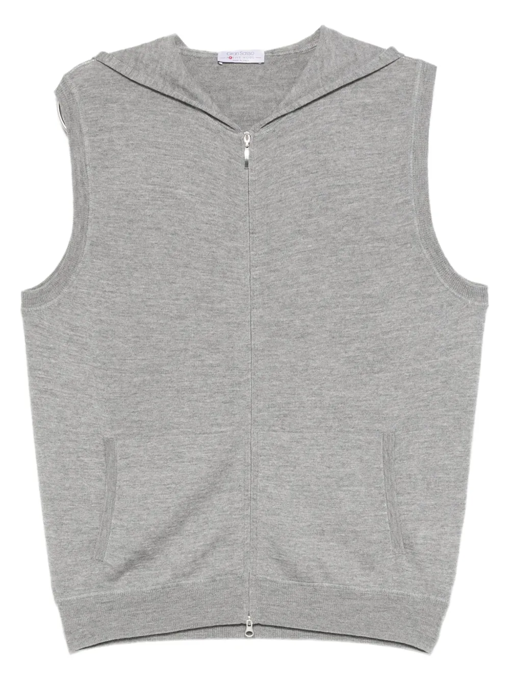 

Кардиган на молнии с капюшоном Gran Sasso, серый