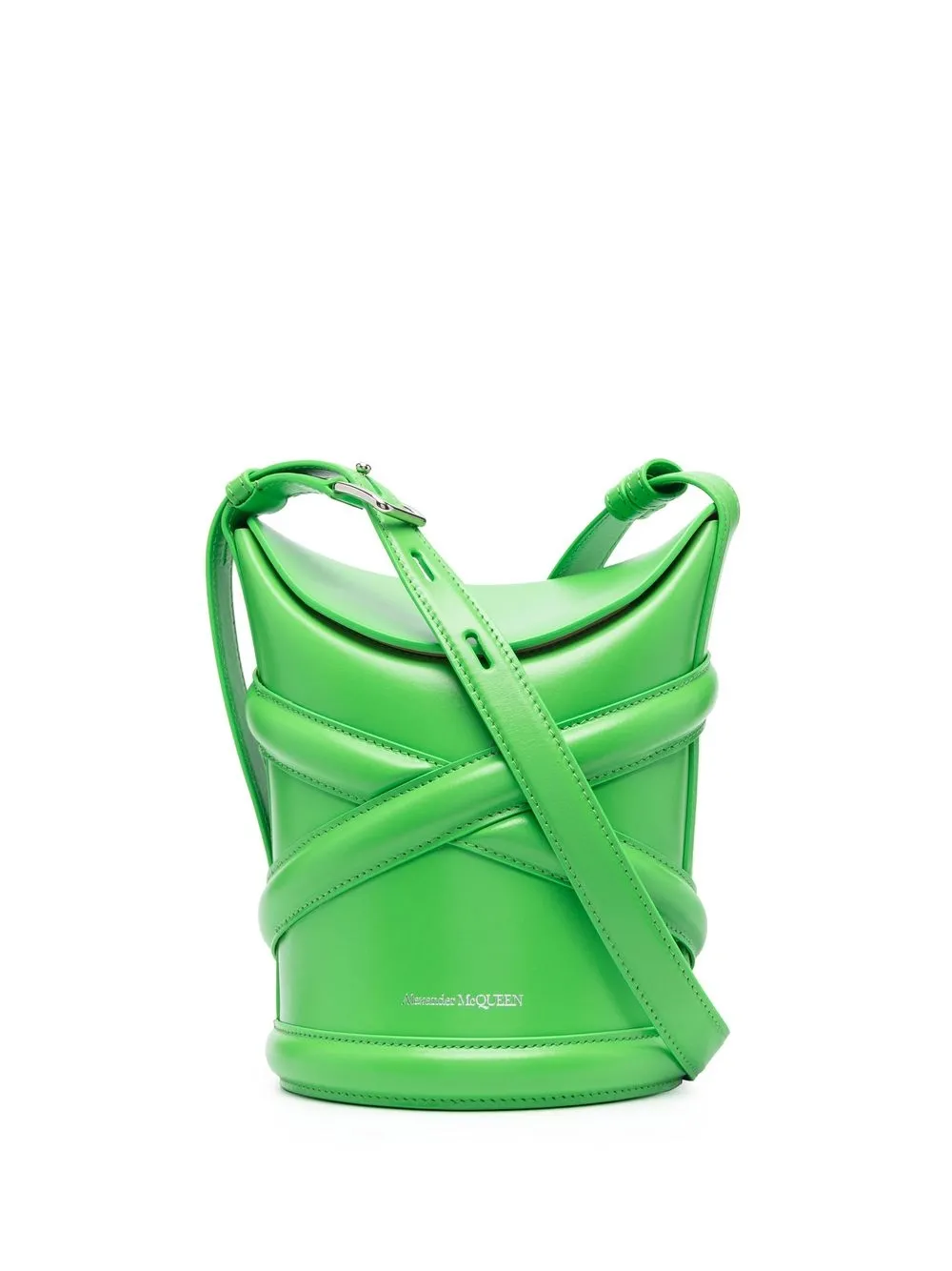 

Сумка-ведро The Curve Alexander McQueen, зеленый