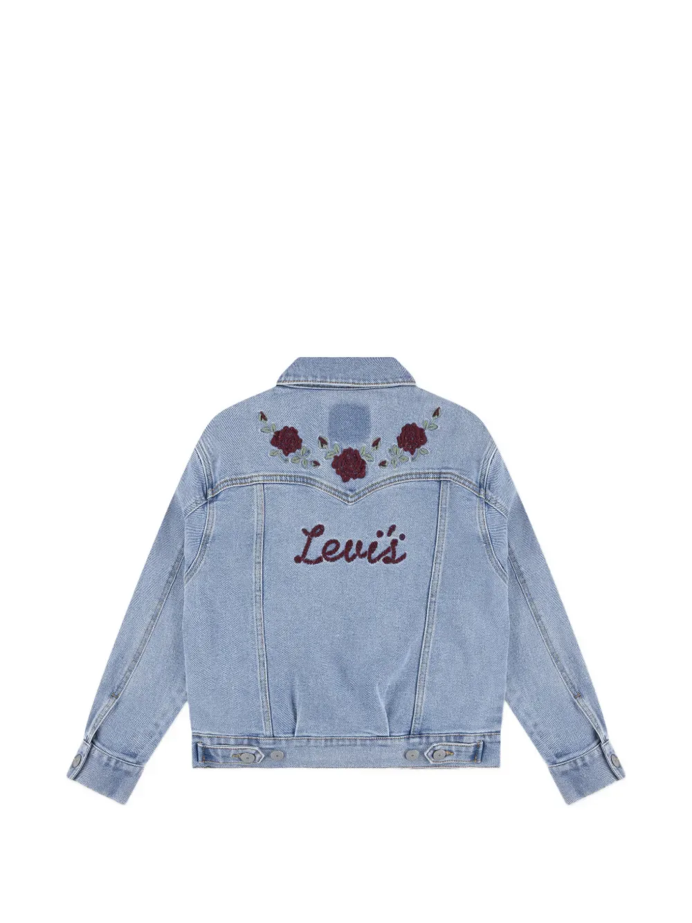 Куртка с цветочной вышивкой Levi's Kids, синий — фото 2