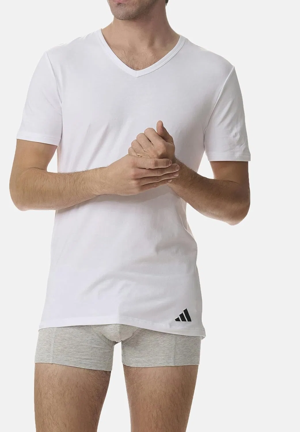 Майка-топ adidas, 2 шт., белый — фото 3