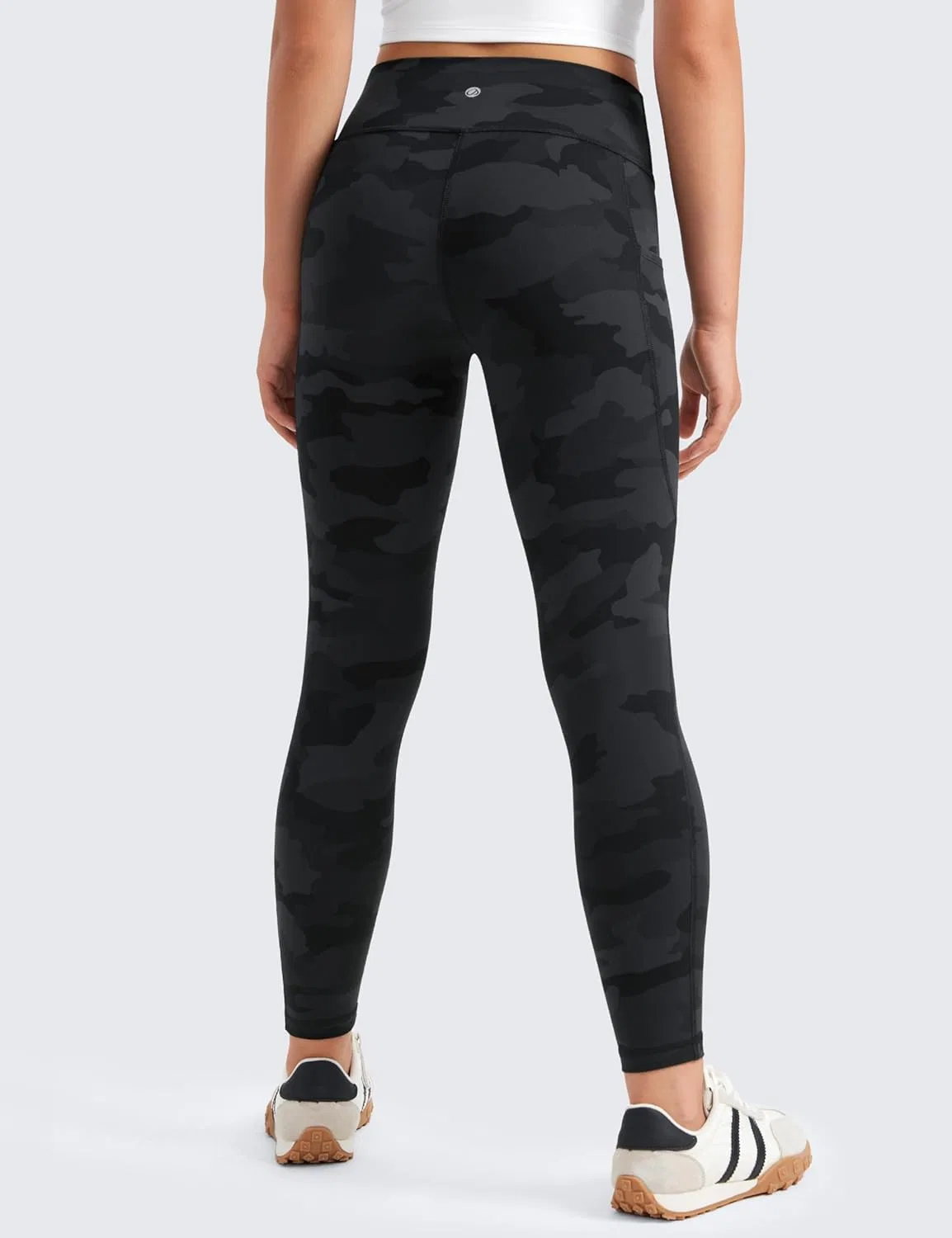 Леггинсы детские Butterluxe с карманами, CRZ YOGA, Dark Grey Camouflage 2 — фото 3