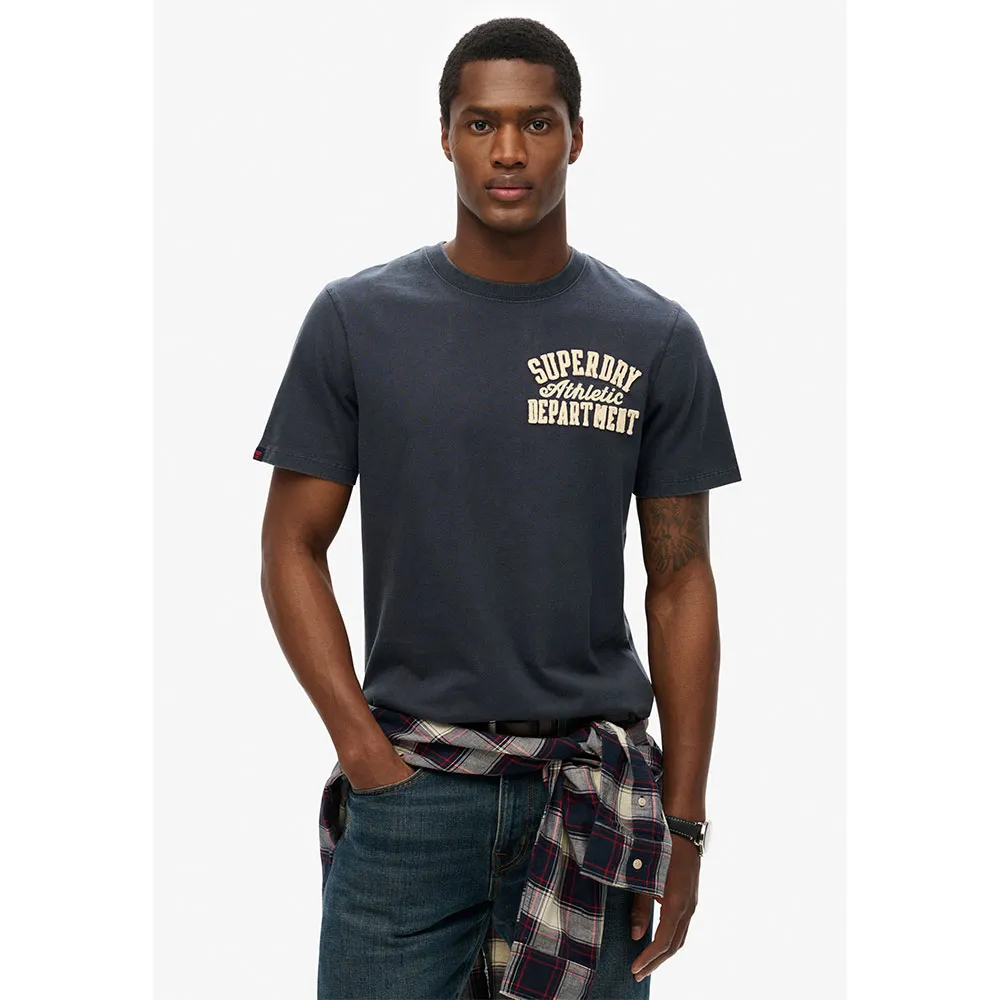 

Футболка с коротким рукавом Superdry Vintage Athletic, синий
