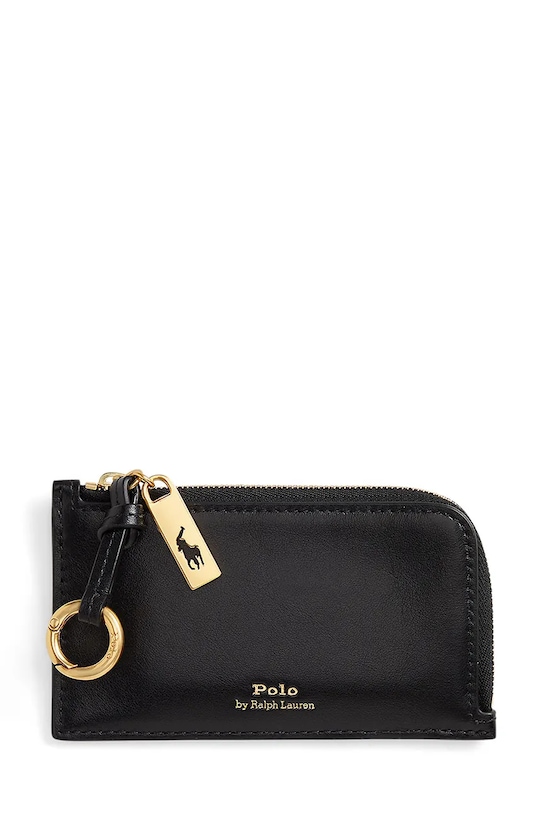 

Кожаный кошелек Polo Ralph Lauren, черный