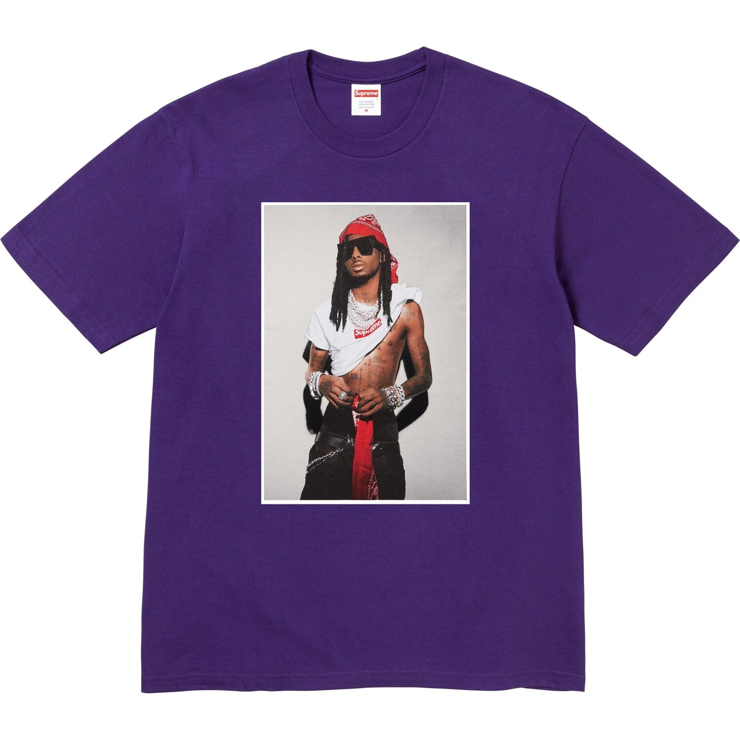 Футболка Playboi Carti Supreme, серый/серый — фото 4