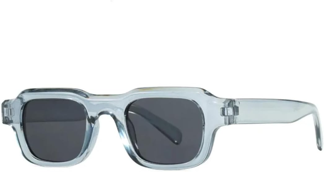 

Солнцезащитные очки с защитой UV400 | Маленькая оправа, линзы конфетного цвета | Для женщин и мужчин, для занятий спортом на открытом воздухе и вождения DSVIGF, Transparent Gray