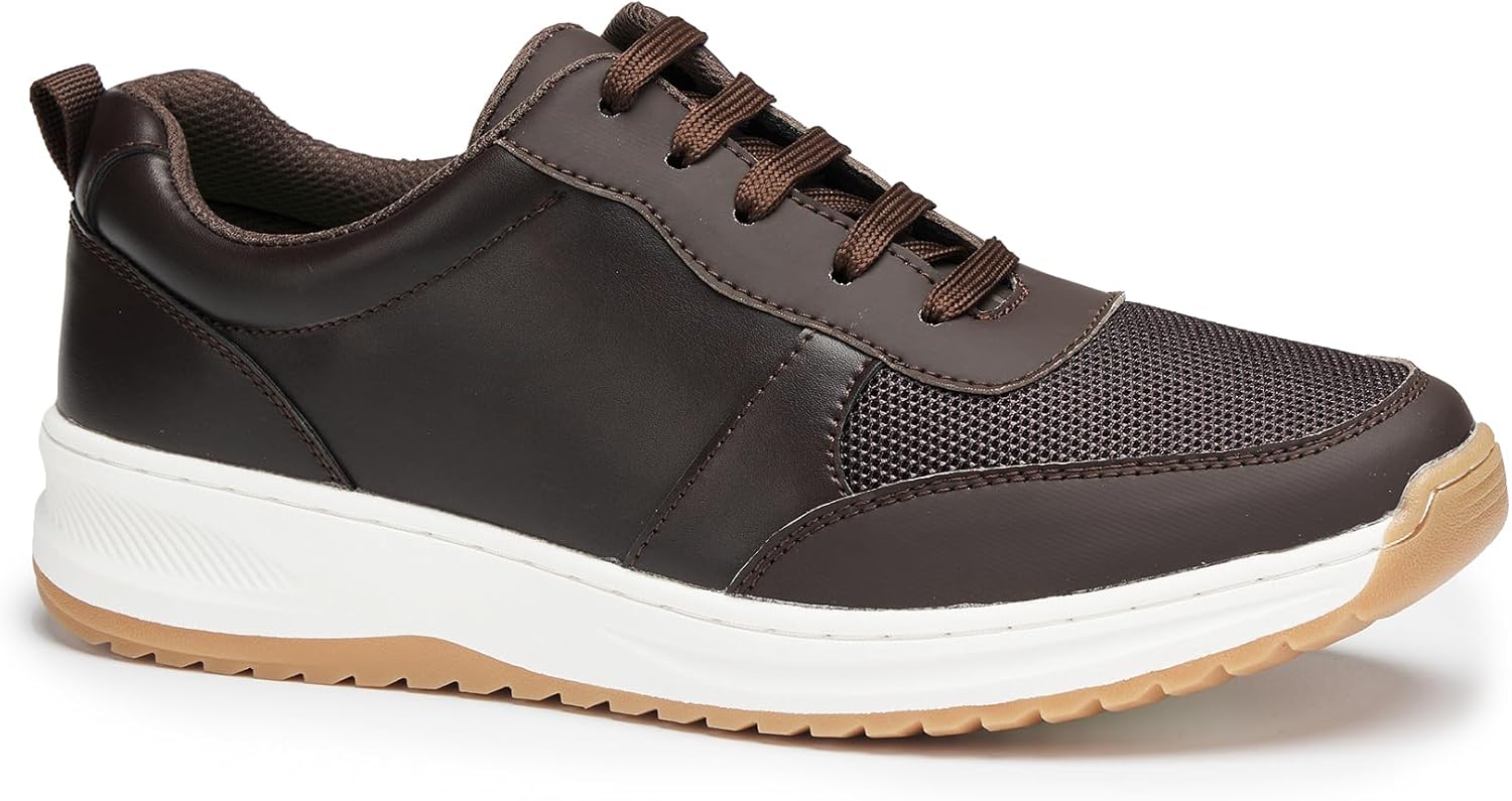 

Мужские кроссовки для прогулок, спортивные повседневные комфортные обувь Generic, Coffee