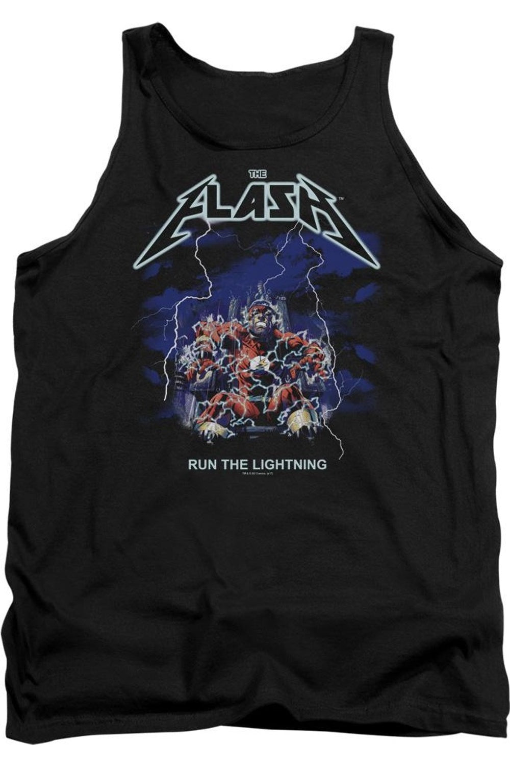 

Майка для взрослых DC Comics Flash Run The Lightning Gildan, черный