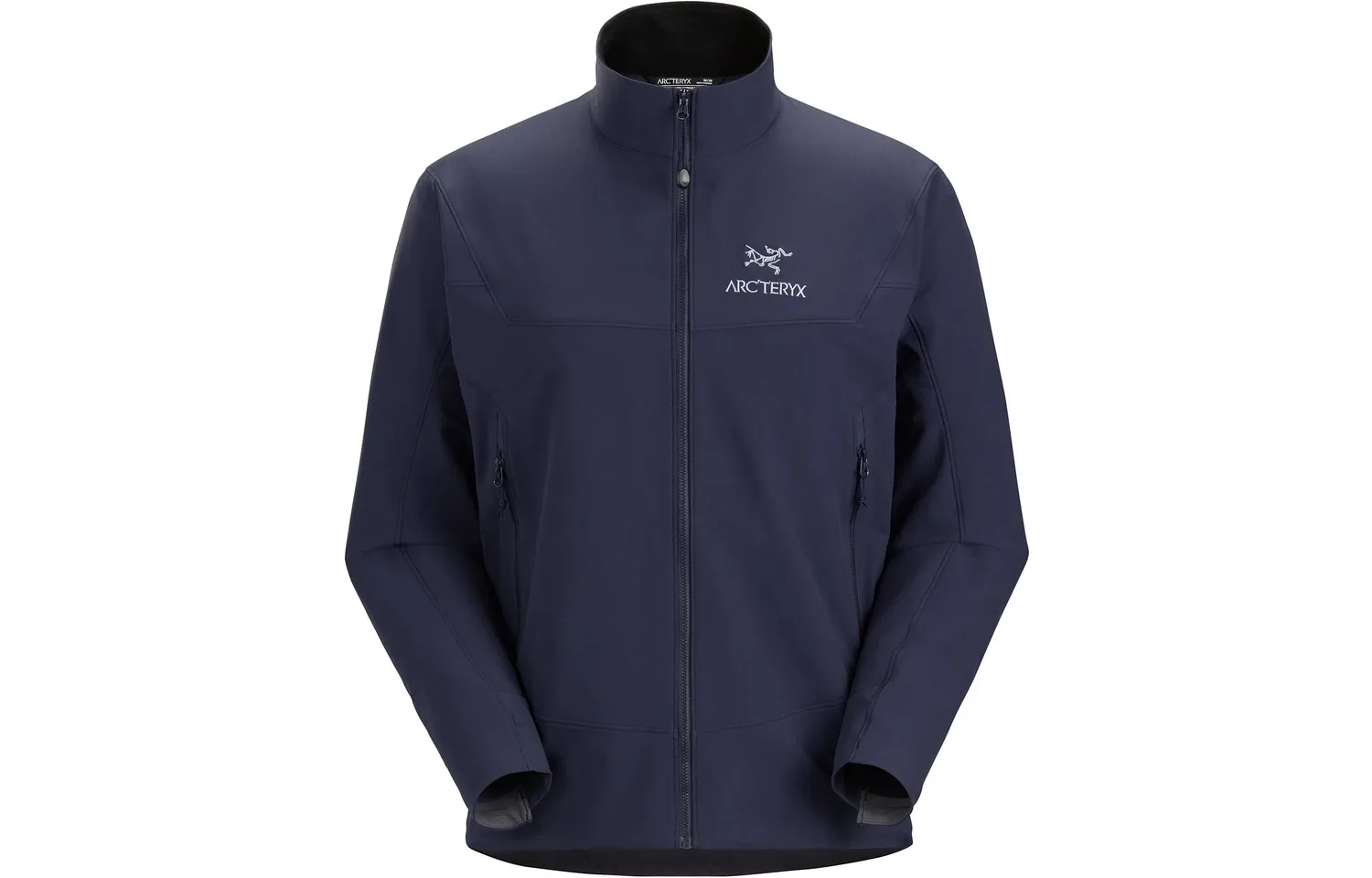 GAMMA LT Jackets мужская стойка умеренный Soft Shell Arcteryx, черный sapphire/черный sapphire