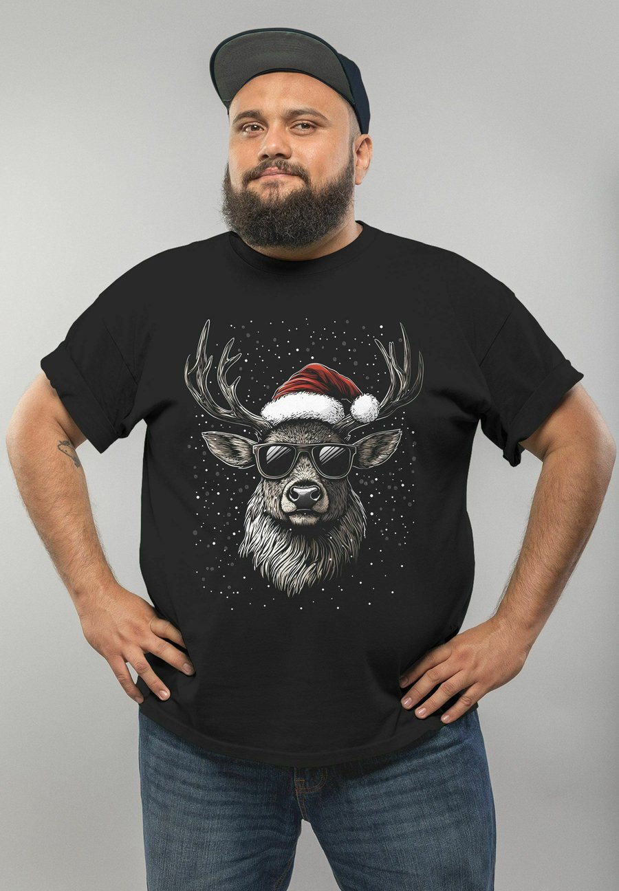 

Футболка MoonWorks WEIHNACHTEN RENTIER, Schwarz/Anthracite, Черный, Футболка MoonWorks WEIHNACHTEN RENTIER, Schwarz/Anthracite