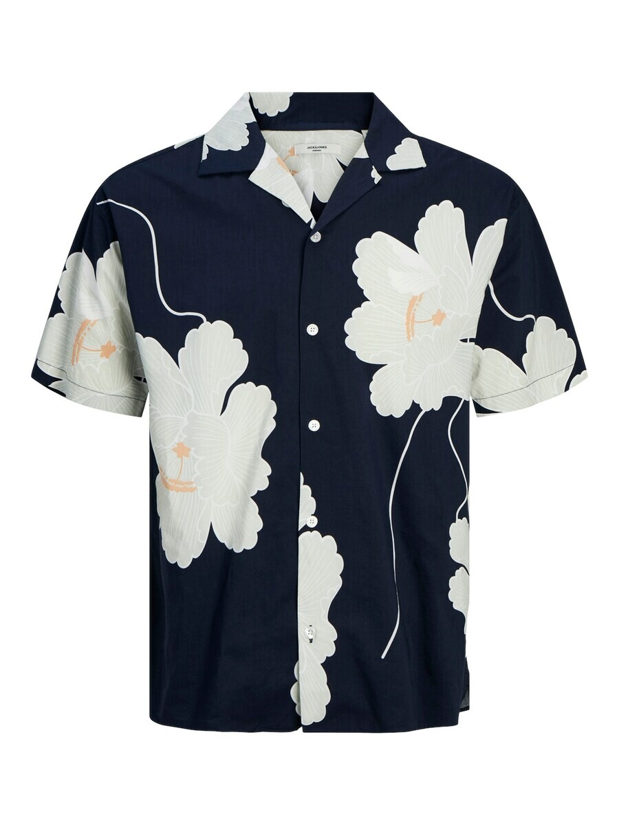 

Комфортная рубашка JACK & JONES PALMA RESORT, ночная синяя