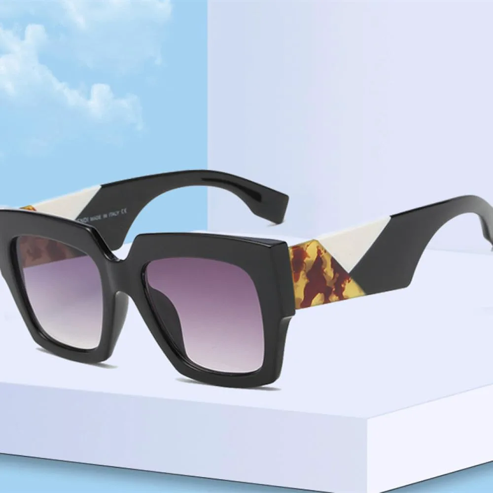 

Модные солнцезащитные очки для женщин в винтажном стиле с большой оправой, ретро-очки для женщин, очки с защитой от УФ-излучения UV400 TYUVIVO, Blue-grey