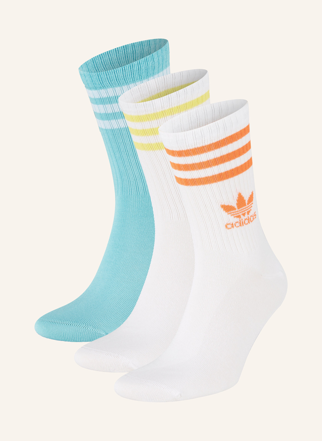 

3 пары носков Adidas Originals, мультиколор