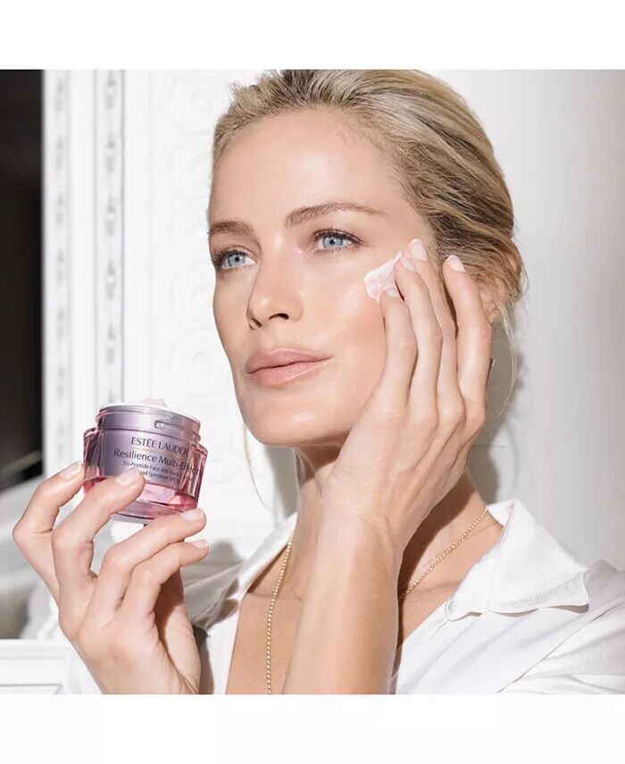 Крем для лица SPF ESTÉE LAUDER Мультиэффектный трехпептидный увлажняющий и шеи Resilience — фото 4