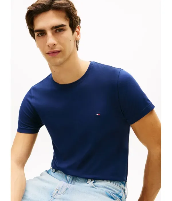 Футболка slim fit Tommy Hilfiger, темно-синий — фото 4