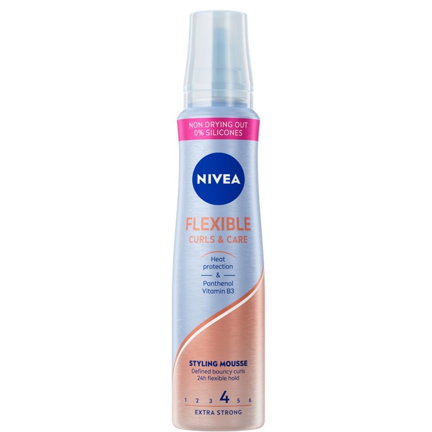 

Flexible Curls & Care, Пенка для укладки для вьющихся волос, 150 мл Nivea