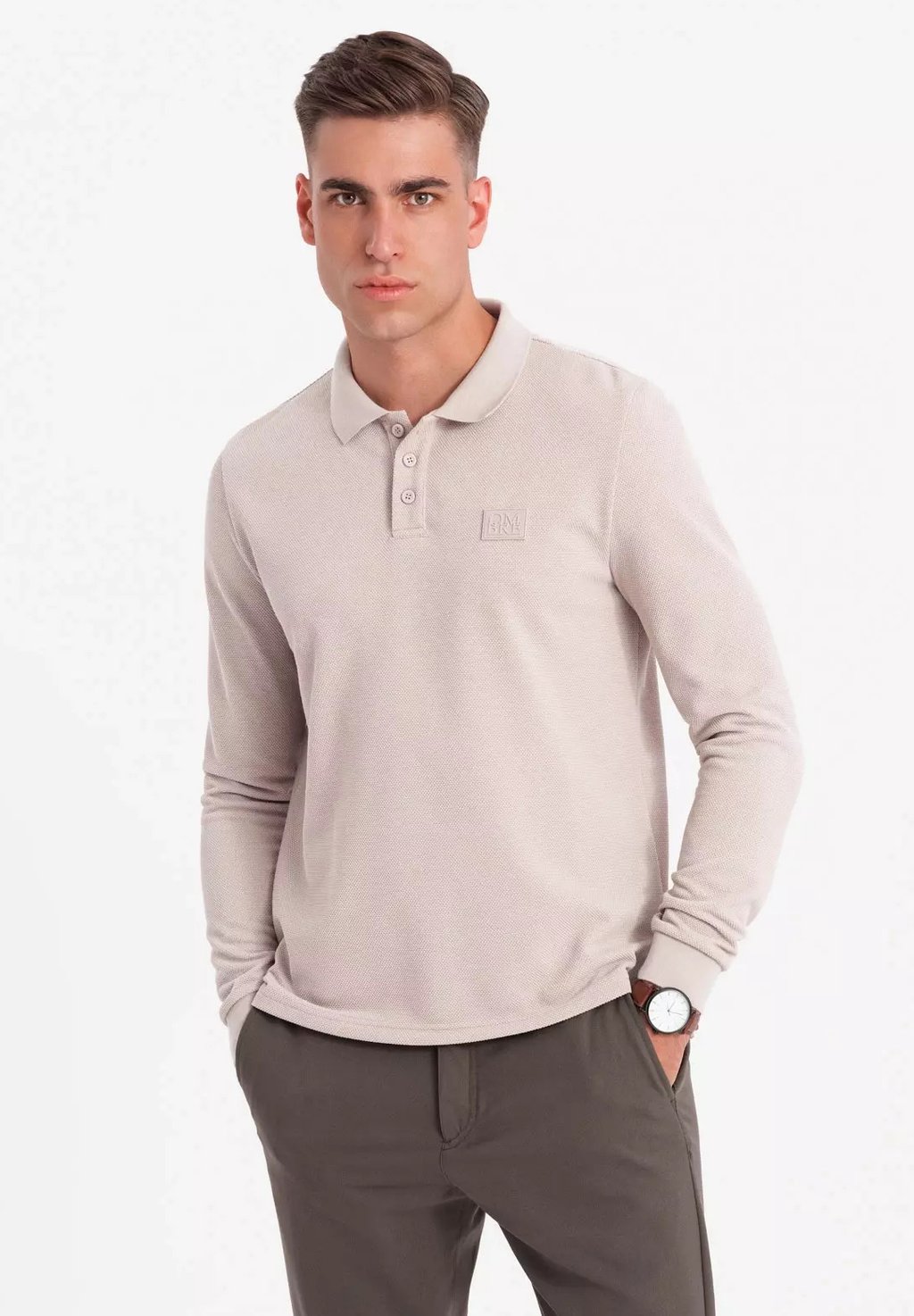 

Поло POLS Ombre, бежевый