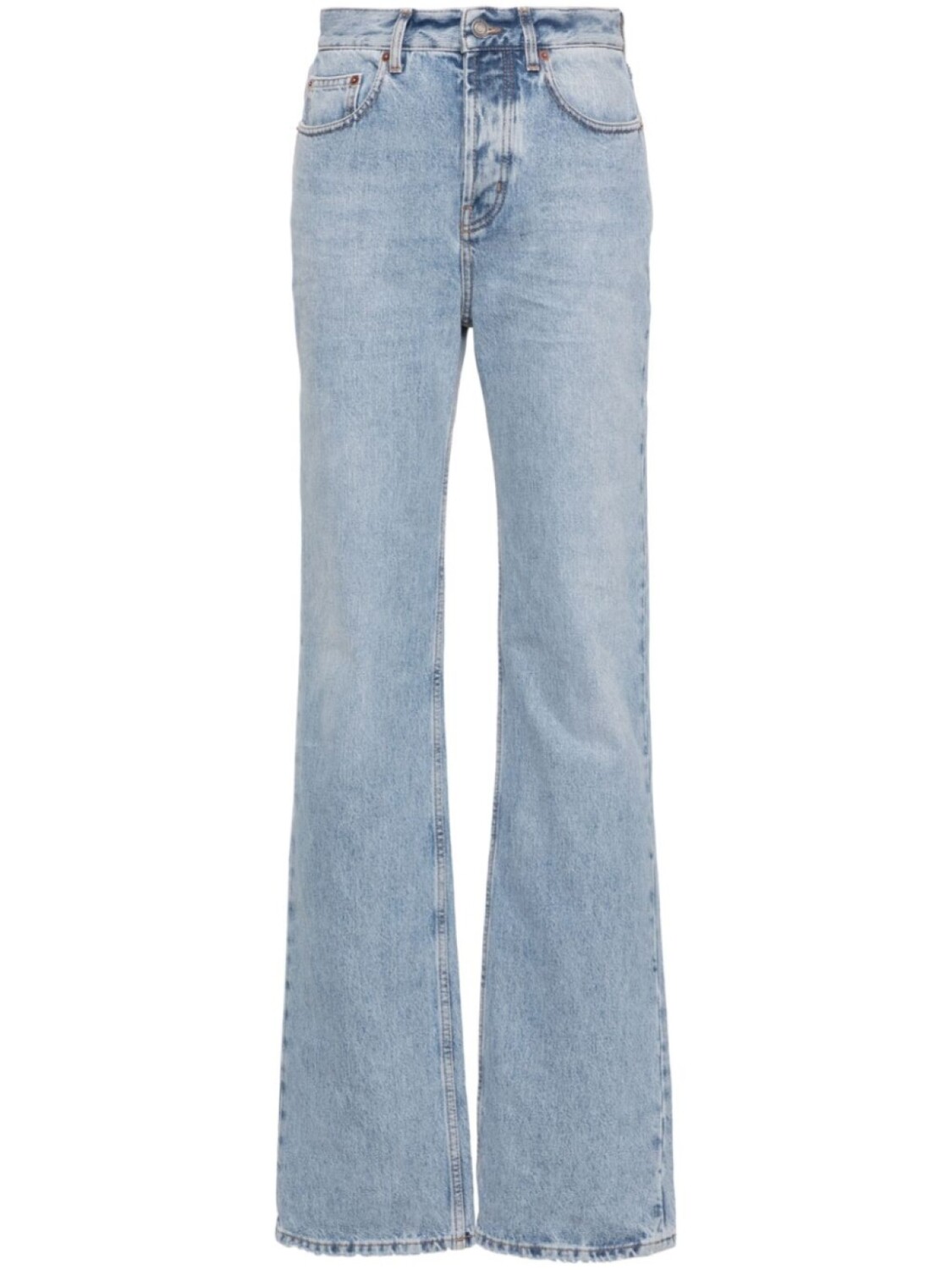 

Saint Laurent прямые джинсы, синий