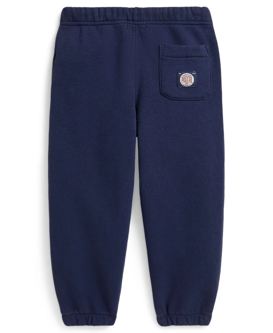Детские спортивные штаны с логотипом для мальчиков 2-7 лет Polo Ralph Lauren, темно-cobalt — фото 3