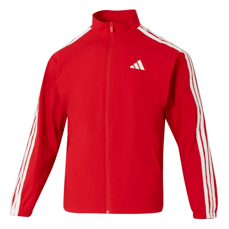 Куртка мужская с воротником стойкой Adidas, красный