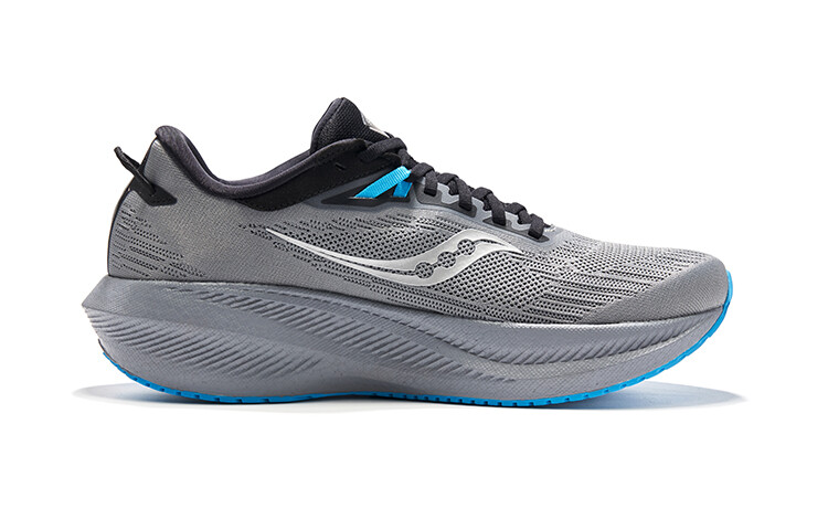Кроссовки saucony Triumph 21 мужские, Серый/Черный — фото 2