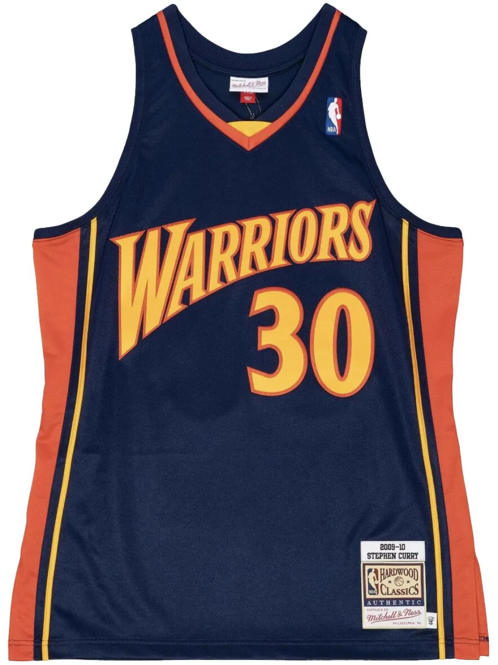 

Топ NBA Golden State Warriors 09 Steph Curry Authentic Road Mitchell & Ness, синий