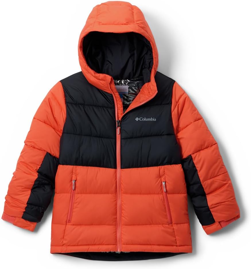 

Columbia детская куртка с капюшоном Pike Lake II, Zing/Black